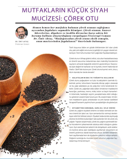 Mutfakların Küçük Siyah Mucizesi: Çörek Otu / Breakfast