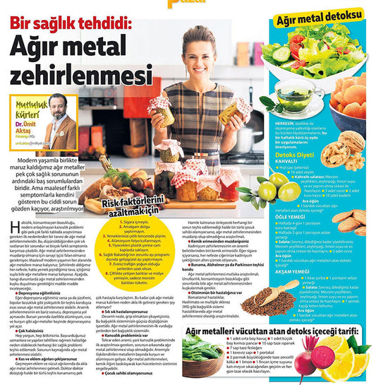 Bir Sağlık Tehdidi: Ağır Metal Zehirlenmesi / Milliyet Pazar