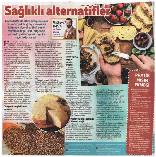 Buğday Unu Yerine Karabuğday Unu, Keten Tohumu, Mısır Unuyla Sağlıklı Ekmekler Hazırlayın! / Milliyet