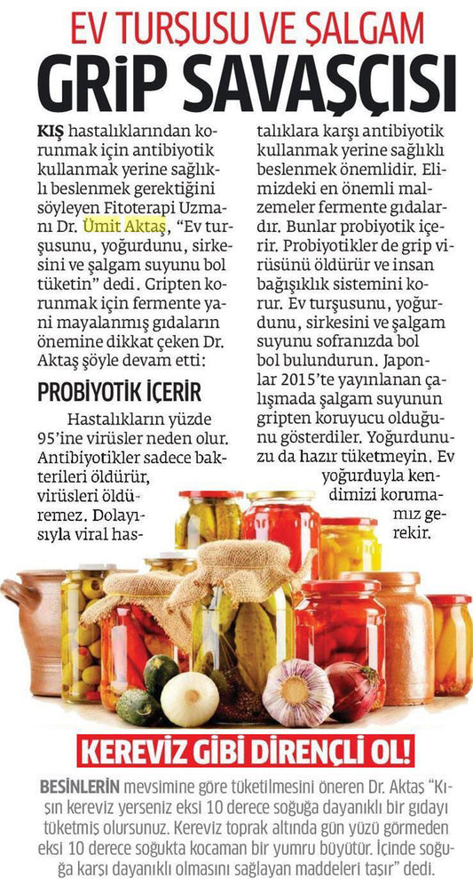 Ev Turşusu ve Şalgam Grip Savaşcısı / Star