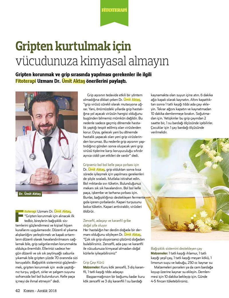 Gripten Korunmak İçin Öneriler / OCT Plus