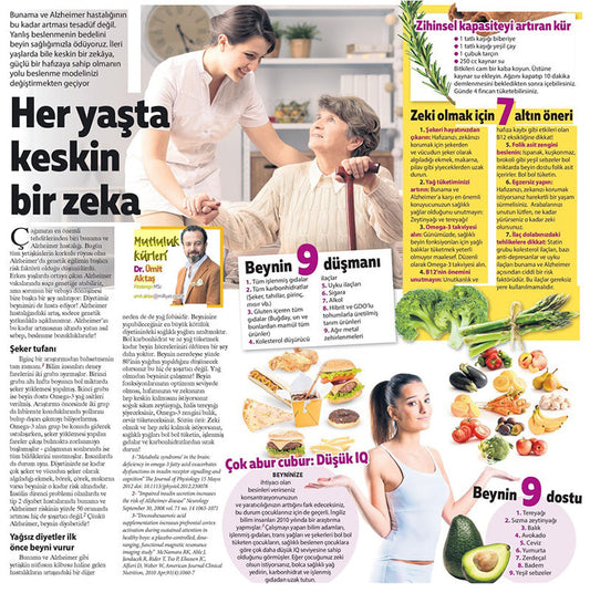 Her Yaşta Keskin Bir Zeka / Milliyet Pazar
