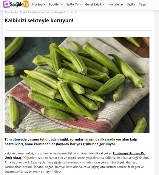 Kalbinizi Sebzeyle Koruyun / Sağlık TV