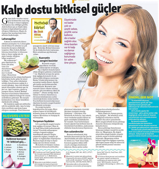 Kalp Dostu Bitkisel Güçler / Milliyet Pazar