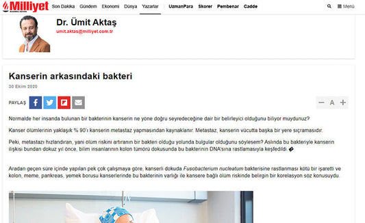 Kanserin Arkasındaki Bakteri / Milliyet.com.tr