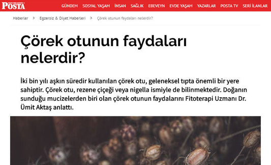 Mutfakların Küçük Siyah Mucizesi Çörek Otu ile Kanserle Savaşın! / Posta.com.tr
