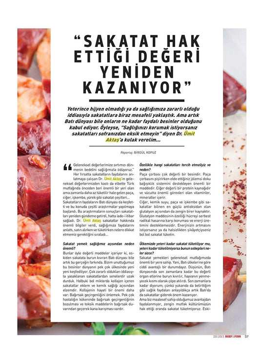 Sağlık İçin Sakatat – 1. Kısım / Beef & Fish
