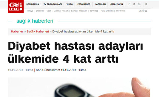 Türkiye’de Geleceğin Diyabet Hastası Adayları 4 Kat Arttı, Siz de Bu Adaylardan Biri Olabilirsiniz! / Cnnturk.com.tr